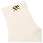 Roka Windsor ソリッド クルー ソックス - マシュマロ ホワイト