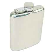 Sophos 6oz Stainless Steel Hip Flask - Silver