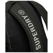 Superdry & Co タープ刺繍リュックサック - ブラック/カーキグリーン