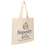 Superdry & Co トートバッグ - ナチュラルブラウン/エクリプスネイビー