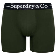 Superdry & Co トリプル パック トランクス - ブラック/バーガンディ/オリーブ グリーン