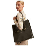 Ted Baker クリンコン クリンクル ラージ アイコン バッグ - ミッドグレー