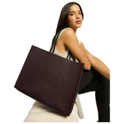 Ted Baker Iconna ウェビング エクストラ ラージ アイコン バッグ - チョコレート ブラウン