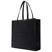 Ted Baker Soocon Crosshatch ラージ アイコン バッグ - ブラック