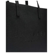 Ted Baker Soocon Crosshatch ラージ アイコン バッグ - ブラック