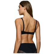 Triumph Amourette ワイヤーパッド入りレースブラ - ブラック
