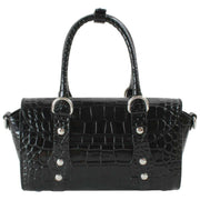 Vivienne Westwood Bettina Emboss Croc ミニ クロスボディ - ブラック