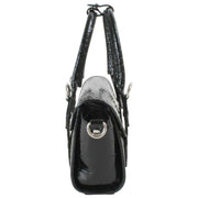 Vivienne Westwood Bettina Emboss Croc ミニ クロスボディ - ブラック
