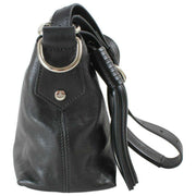 Vivienne Westwood Emma しなやかレザー ショルダーバッグ - ブラック