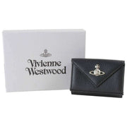 Vivienne Westwood エンベロープ グレイン ビルフォールド パース - ブラック