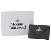 Vivienne Westwood エンベロープ サフィアーノ ビルフォールド パース - ブラック