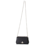 Vivienne Westwood Hazel Saffiano スモール ハンドバッグ - ブラック