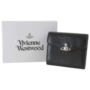 Vivienne Westwood Hunter しなやかなレザー フラップ パース - ブラック