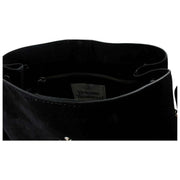 Vivienne Westwood Lottie スエード スモール ショルダーバッグ - ブラック