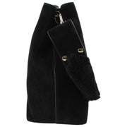 Vivienne Westwood Lottie スエード スモール ショルダーバッグ - ブラック