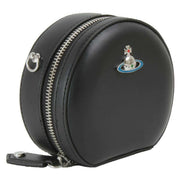 Vivienne Westwood Nappa Mini Round Crossbody Bag - Black