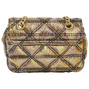 Vivienne Westwood Quilted Re-Lurex Small Purse Chain Bag - Gold