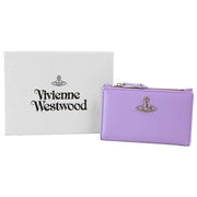 Vivienne Westwood RE-Vegan Slim Flap Card Holder - Purple