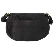 Vivienne Westwood Sadie Suede Leather Shoulder Bag - Black