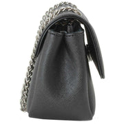 Vivienne Westwood Saffiano Small Chain Purse - Black