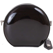 Vivienne Westwood Shiny Patent Mini Round Cross Body Bag - Black