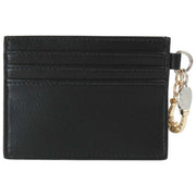 Vivienne Westwood スムース カード ホルダー チャーム付き - ブラック