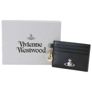 Vivienne Westwood スムース カード ホルダー チャーム付き - ブラック