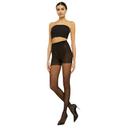 Wolford Individual ウルトラ シアー 10 デニール コントロール トップ タイツ - ブラック
