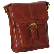 Ashwood Leather A4 Cross Body Bag - Honey Brown