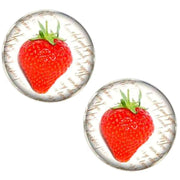 Bassin and Brown Strawberry Cufflinks - Red