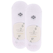 Burlington Everyday 2-Pack No Show Socks - White