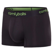 Comfyballs Performance Regular Boxer - Charcoal/Viper Green