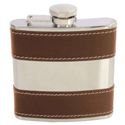 David Van Hagen 6oz Hip Flask - Silver