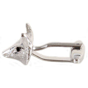 David Van Hagen Fox Head Cufflinks - Silver