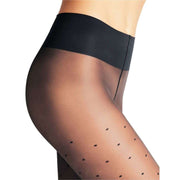 Falke Dot Vitalize 20 Denier Tights - Marine Navy