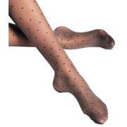 Falke Dot Vitalize 20 Denier Tights - Marine Navy