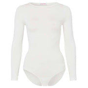 Falke Fine Cotton Long Sleeved Bodysuit - Ivory