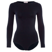 Falke Fine Cotton Long Sleeved Bodysuit - Marine Navy