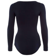 Falke Fine Cotton Long Sleeved Bodysuit - Marine Navy