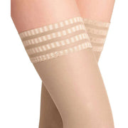 Falke Pure Matt 20 Denier Stay Up Stockings - Cocoon Beige