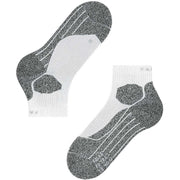 Falke Running Trail Sneaker Socks - White/Grey