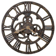 Howard Miller Allentown Wall Clock - Rust Brown