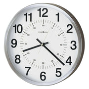 Howard Miller Easton Wall Clock - Nickle White