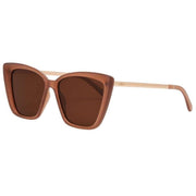 I-SEA Aloha Fox Sunglasses - Dusty Rose/Brown