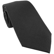 Michelsons of London Plain Silk Tie - Grey