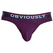 Obviously PrimeMan AnatoMAX Hipster Brief - Purple