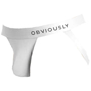 Obviously PrimeMan AnatoMAX Jockstrap - White