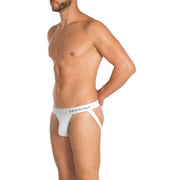 Obviously PrimeMan AnatoMAX Jockstrap - White