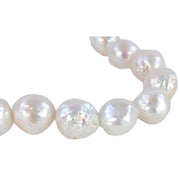 Pearl Aurora Large Snowball Freshwater Pearl Necklace - White