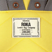 Roka Bantry B Small Sustainable Canvas Backpack - Custard Yellow